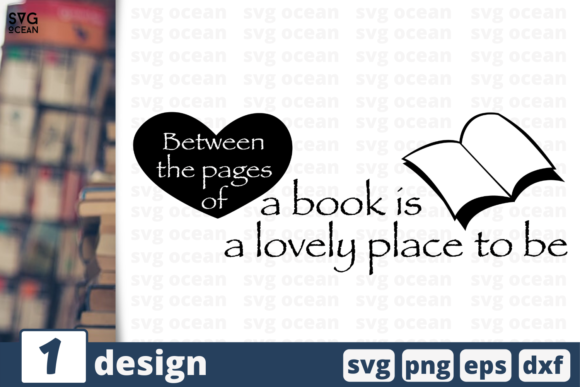 Review: Book is a Lovely Place to Be Quote for Embroidery