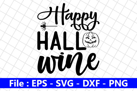 Review: Halloween Quote Design, Happy Hallo Wine