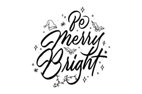 Reviewing Be Merry Bright Quote for Embroidery